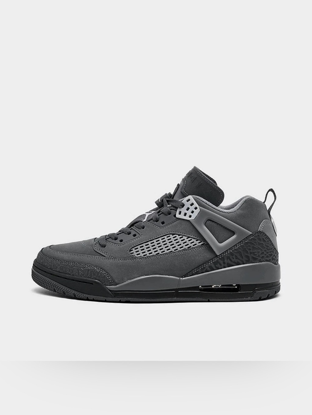 NIB Men Nike Jordan Spizike Low IQ7586 021 Dark Grey/Black/Aura/Smoke Grey